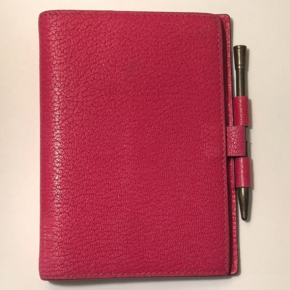 Authentic Vintage Hermes Agenda Pink